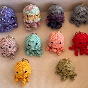 Llavero Pulpo Amigurumi imagen 2