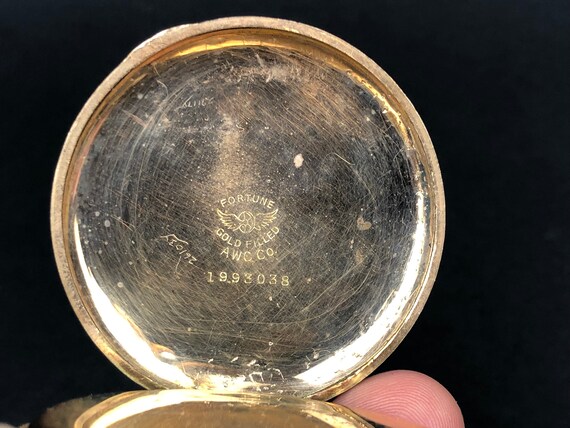 Antique 1916 Omega Gold-Filled Pocket Watch. Runs! - image 4