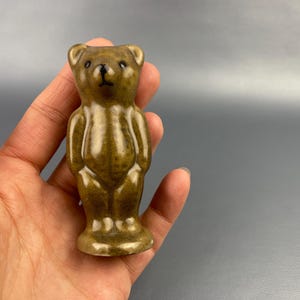 Vintage Ceramic 3.3” Teddy Bear Figurine. MINT CONDITION
