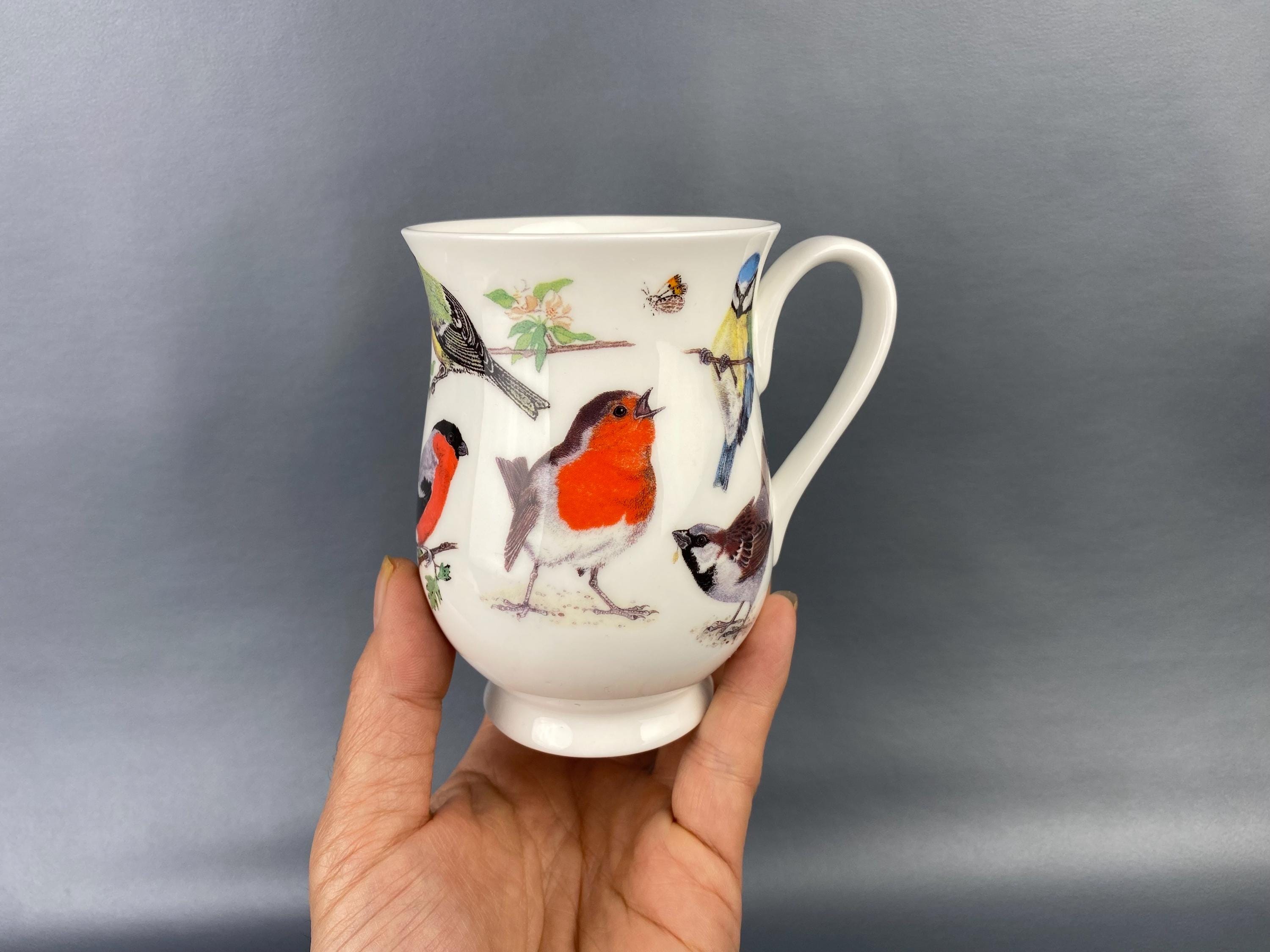 2004 Roy Kirkham 'garden Birds' Fine Bone China Mug. EXCELLENT