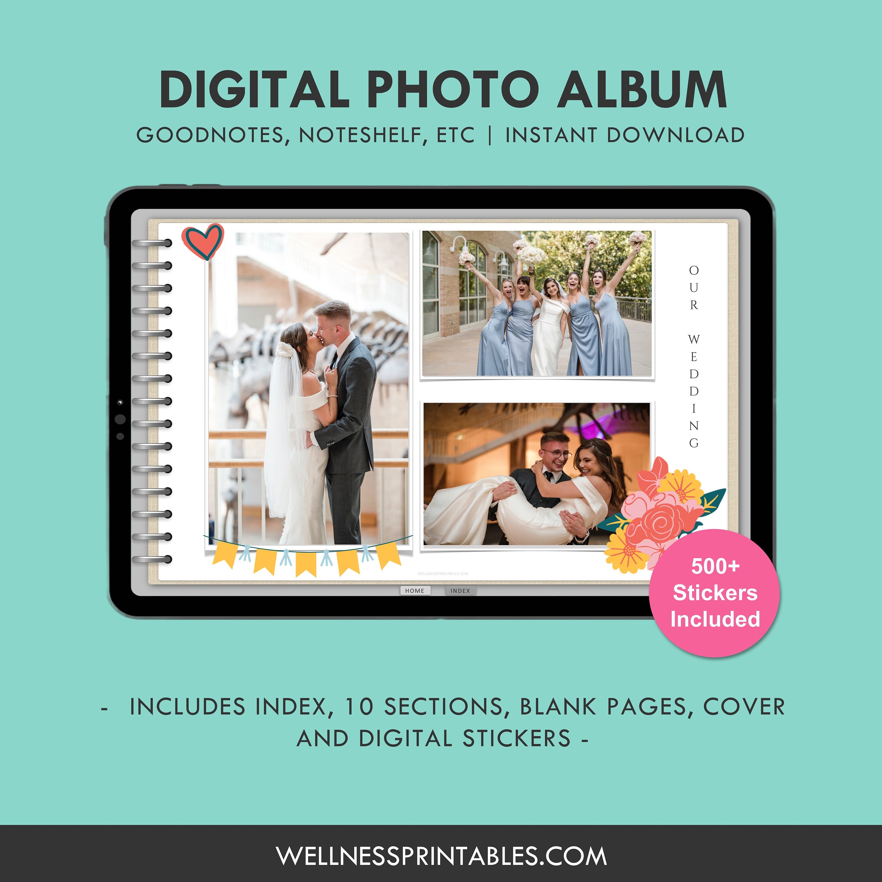 Personalised Modern Scrapbook Photo Album With Self-adhesive Pages, Travel  Photo Album, Large Wedding Album, Family Photo Album 