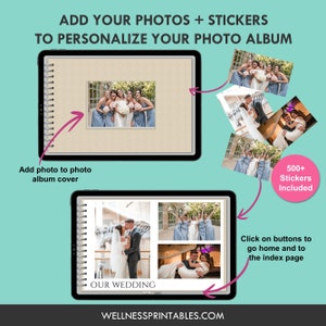 Digital Photo Album Memory Book Scrapbook Keepsake With Digital Stickers for GoodNotes, Notability, Noteshelf image 4