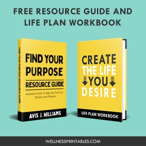 Life Purpose Workbook COMMERCIAL LICENSE, Find Your Passion and Career Printable Planner, Personal Growth Self Improvement Journal PDF image 7