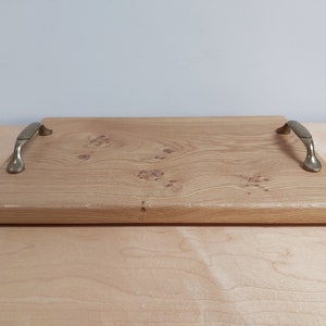 Burr oak cheese board
