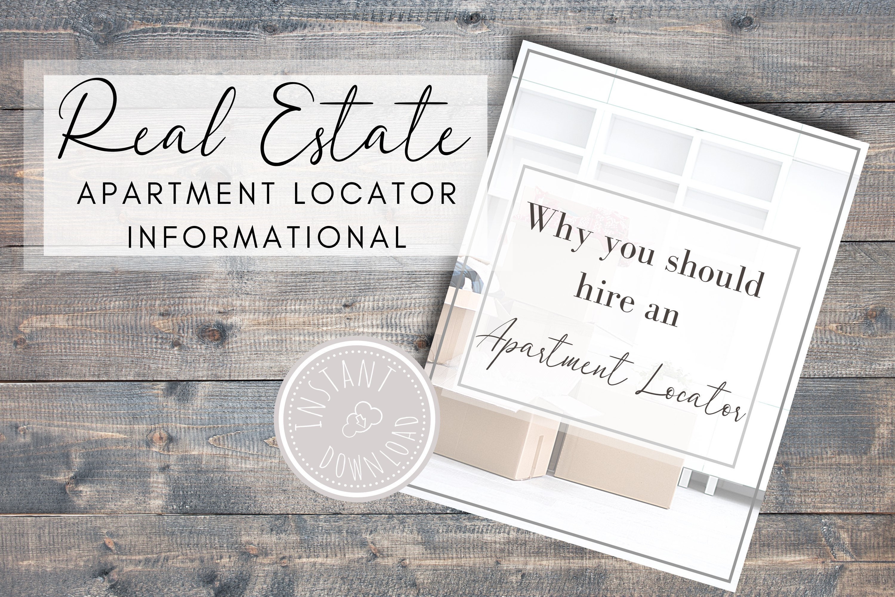 Real Estate Apartment Locator Informational Realtor Marketing Etsy