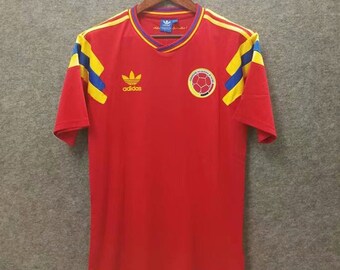 colombia retro football shirt