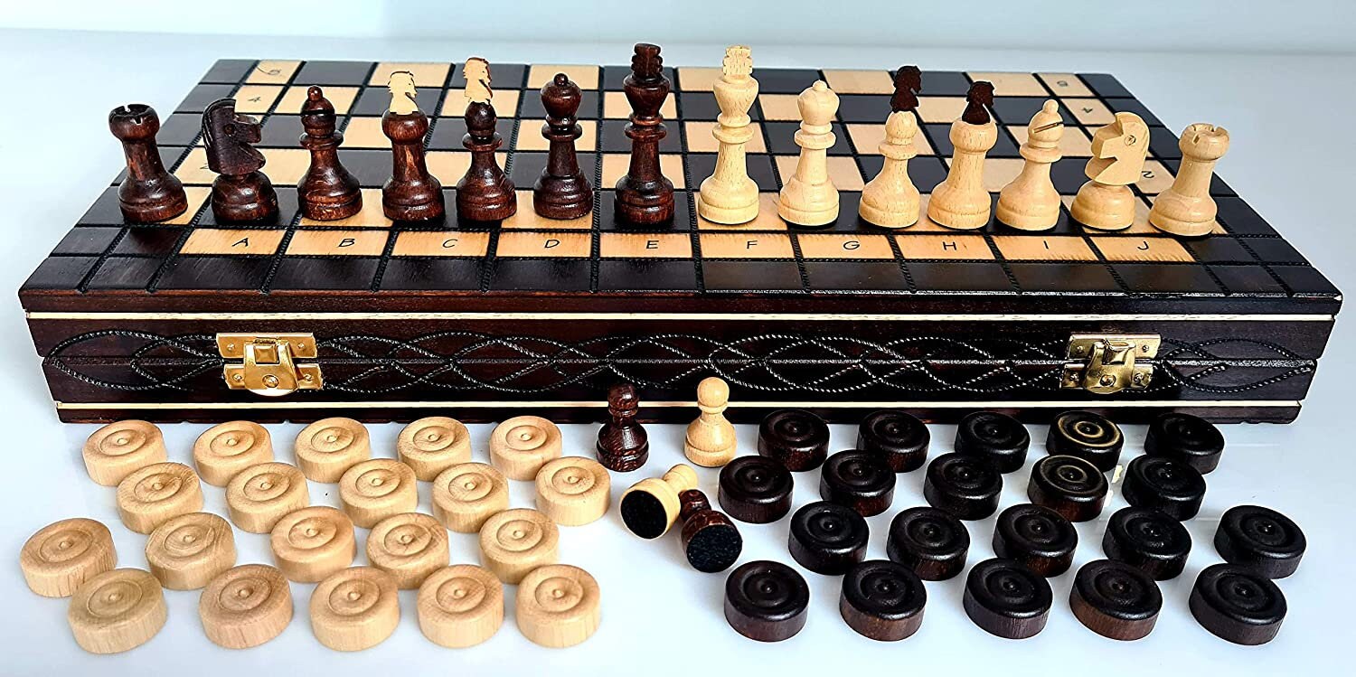 Capablanca Burmese Rosewood Edition Wooden Tournament Chess Board