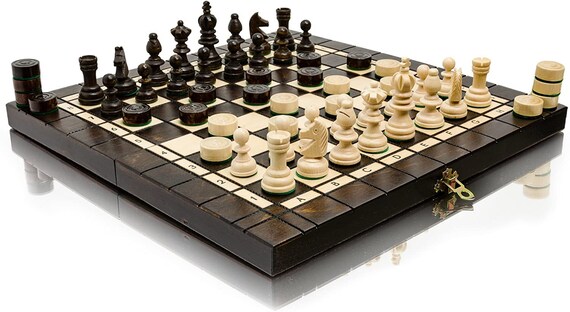 Olympic Chess Set - Wooden Board Games