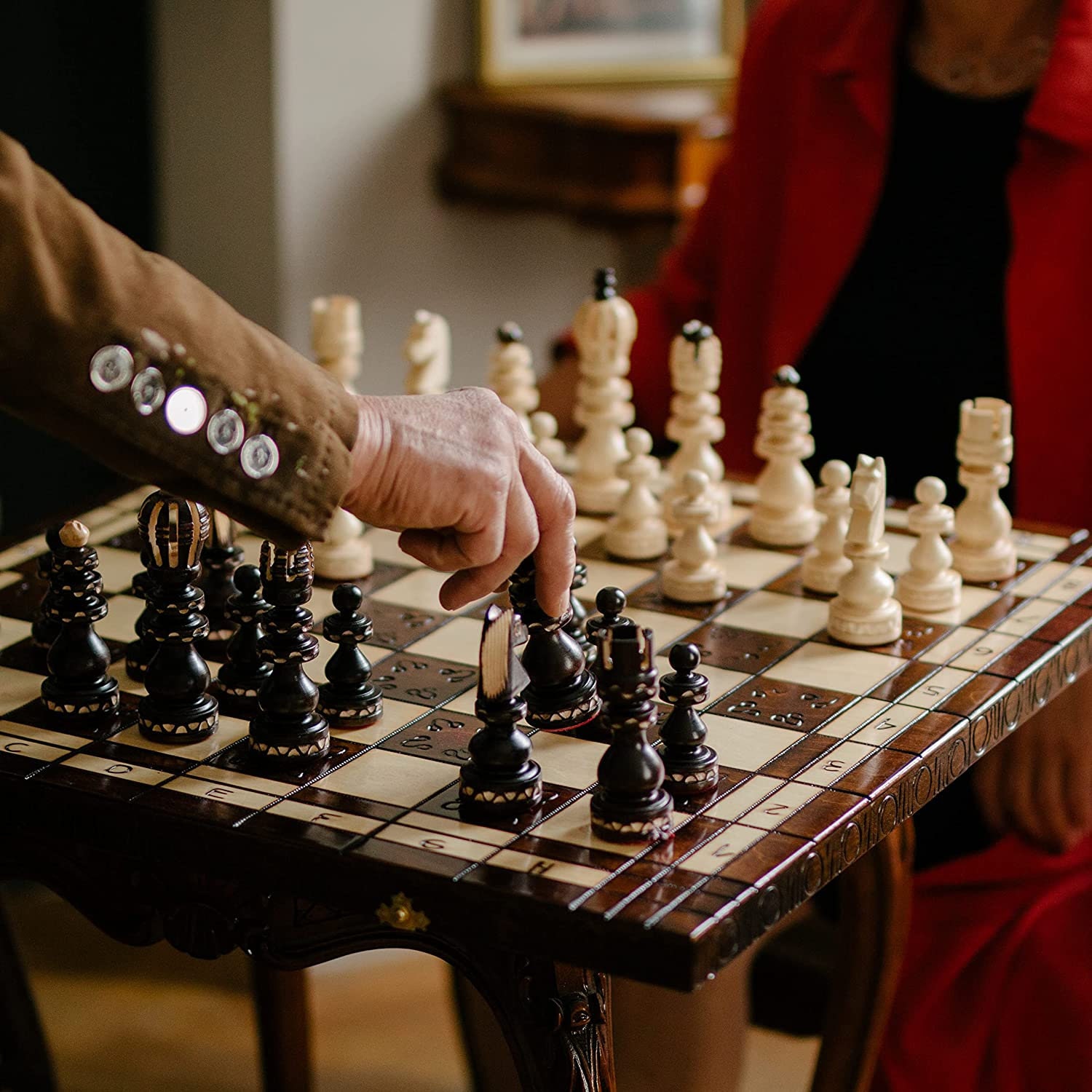 Fun Family Chess Set para Crianças & Adultos - Jogo de Tabuleiro de Madeira  para Aprender Xadrez em Promoção na Americanas