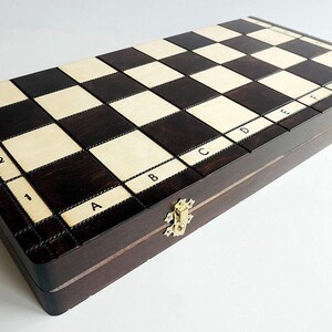 CHESS CLUB 47cm / 18in Tournament Wooden Chess Set, Handcrafted Classic Chess Game image 4