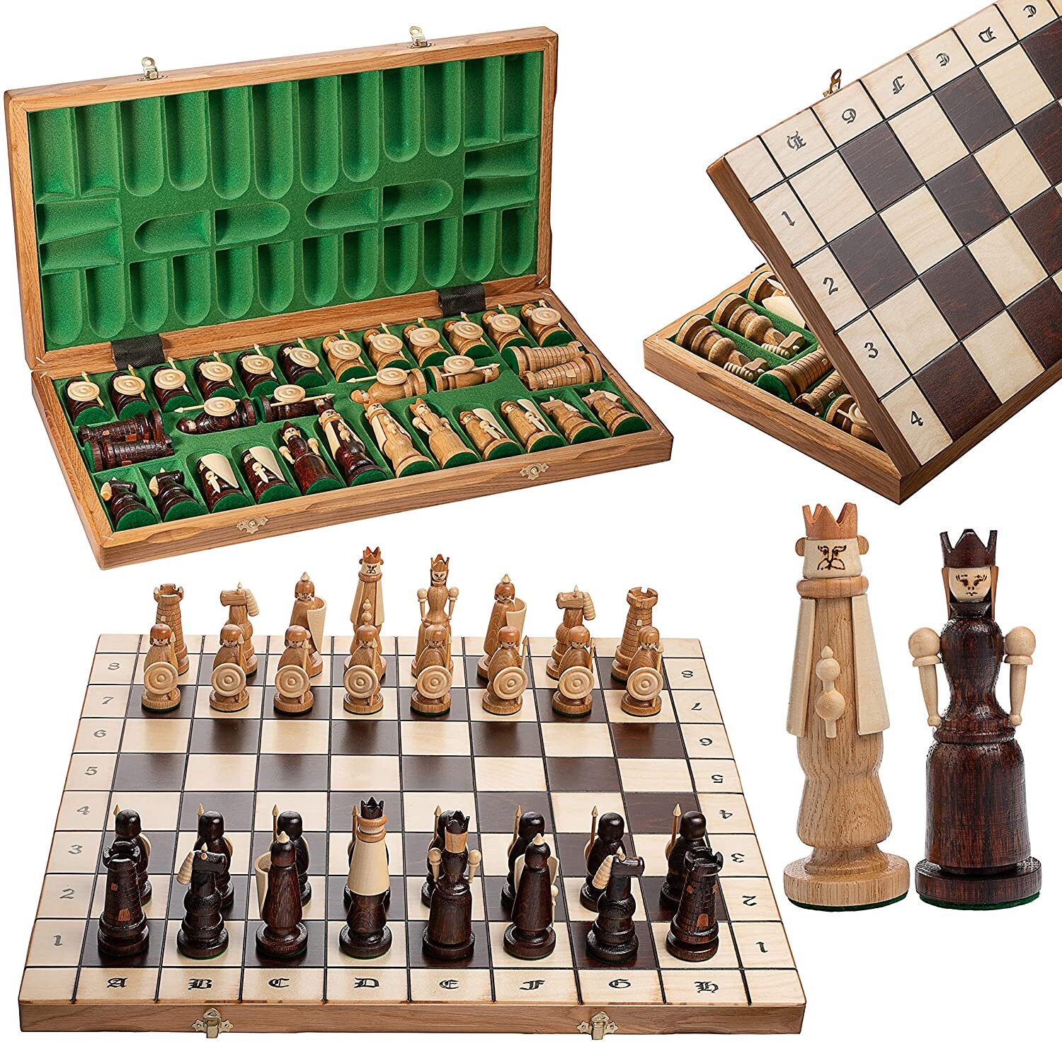 Custom Wood Creations: Custom 20x20 Chess Board - Cape Fear Games