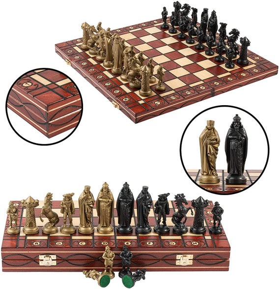 Chess Set Medieval Historical Chess Set Roman Army Chess