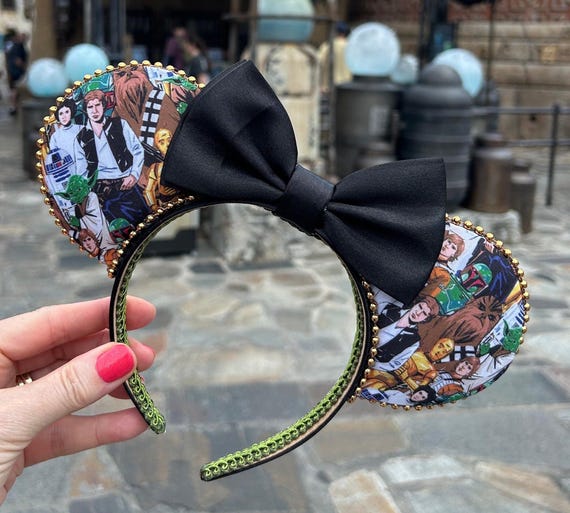 Handmade Star wars Disney ears Star Wars Mouse Ears | Tie Fighter X-wing Minnie Ears | 3D  main image 3