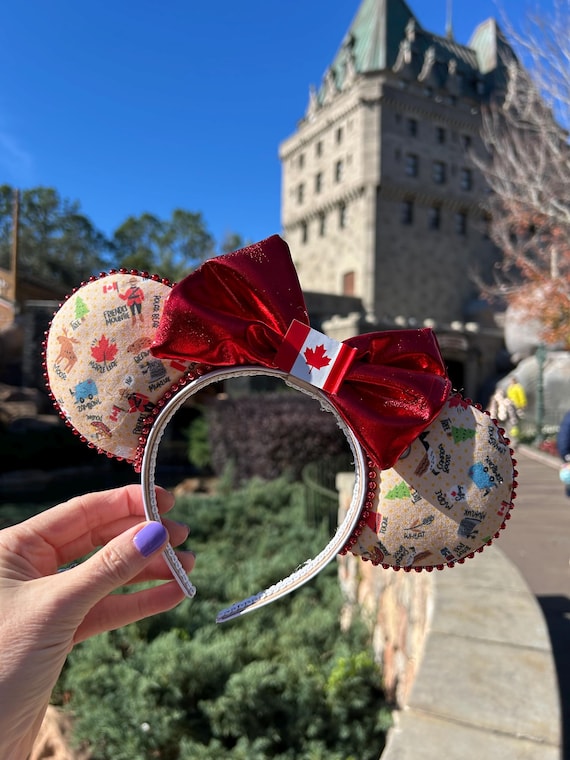 Canadian Theme Mouse Ears for Adults, Canada Pavilion Ears  display picture 3