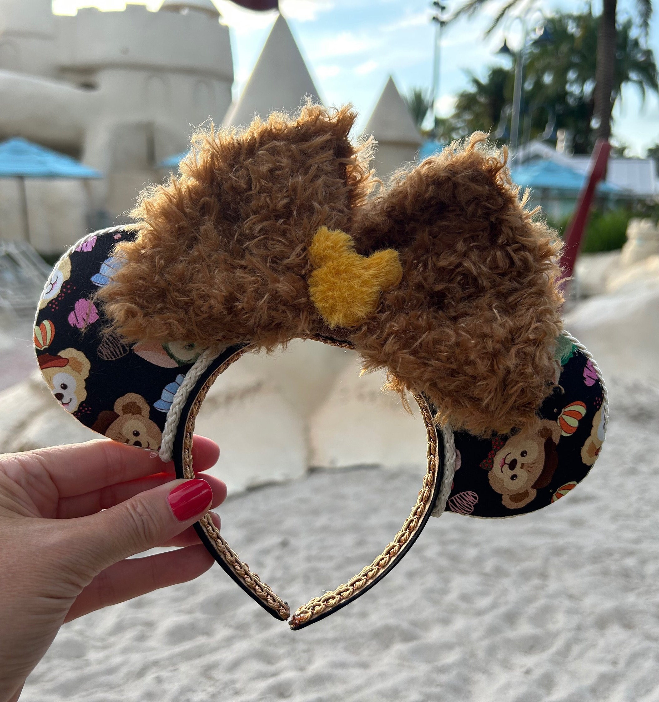 Disney Duffy the Disney Bear Headband Women One Size Brown Iridescent Hat Theme Disney Duffy and Friends Bear Captain Marine | Mercari main image 4
