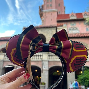 Hollywood Tower of Terror Mickey Ears for adults, Hollywood Hotel Mouse ears for kids, Hollywood Studios Minnie ears, Handmade Disney ears