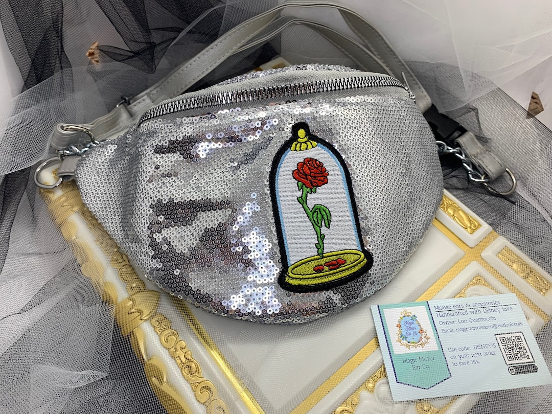 Silver sequin bum bag hotsell