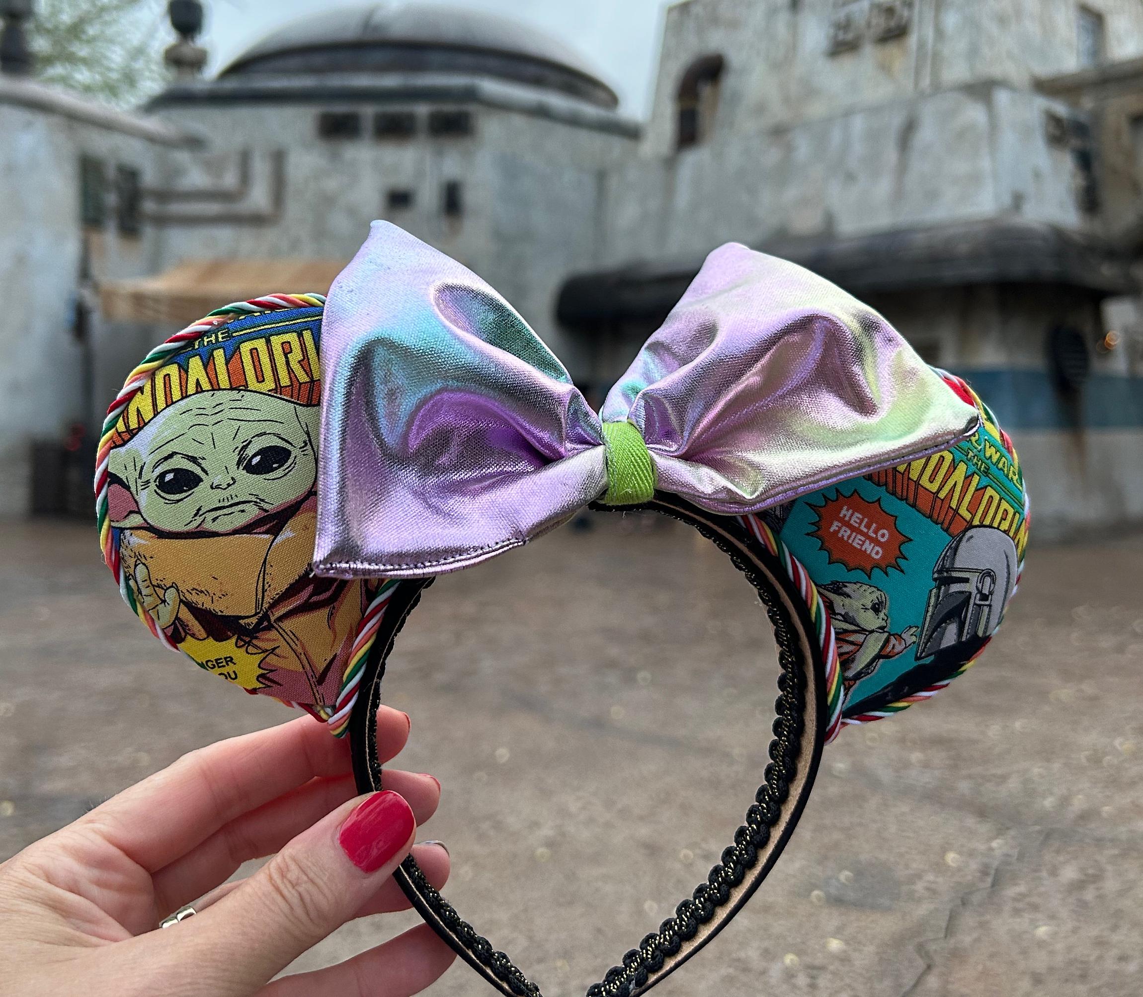 NWT Disney Parks Loungefly Grogu Ears Headband Adult Star Wars: The Mandalorian Star Wars Grogu Collection on Disney Store - Star Wars: The  main image 2