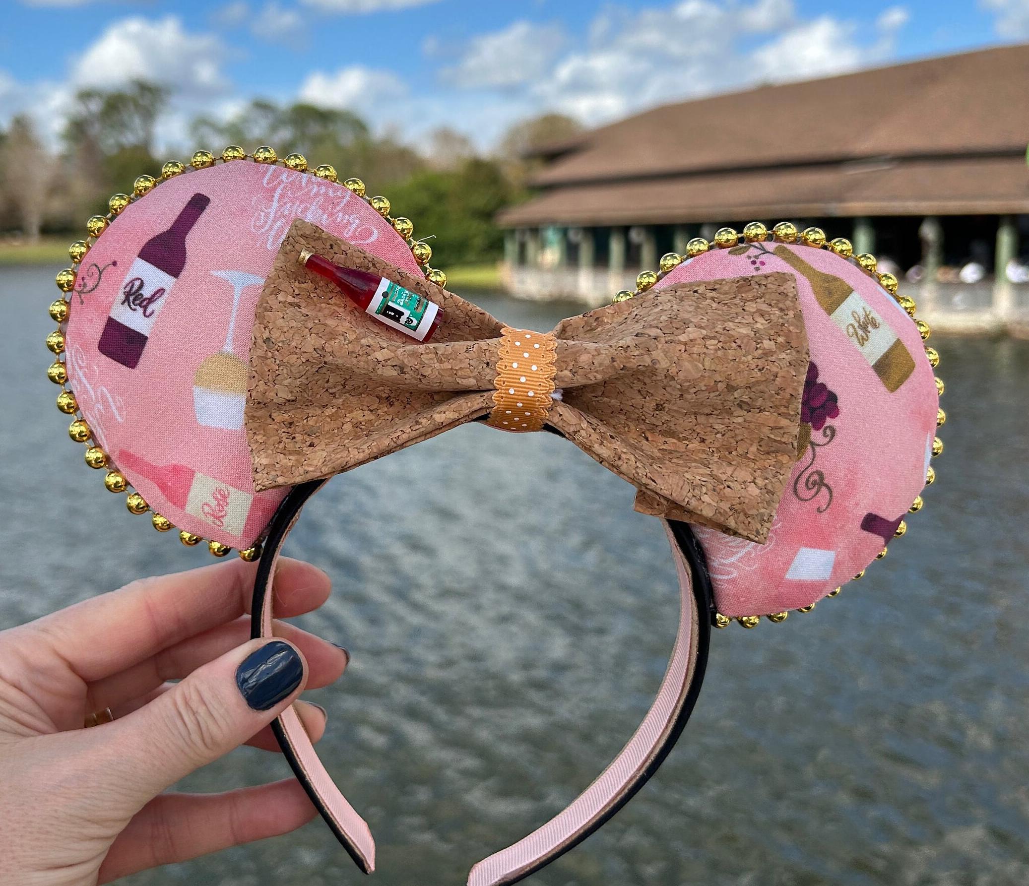 Authentic Disney 2023 EPCOT Food & Wine Minnie Ears - NWT PHOTOS: New Taste of EPCOT Food & Wine Festival 2020 Minnie  main image 3