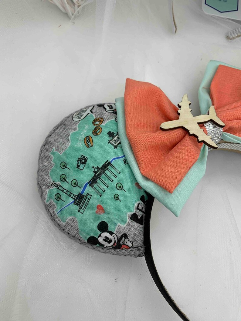 Epcot Ears World Showcase Ears Paris Mickey Ears Italy Etsy