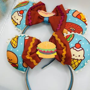 Hamburger Mickey Ear - Etsy
