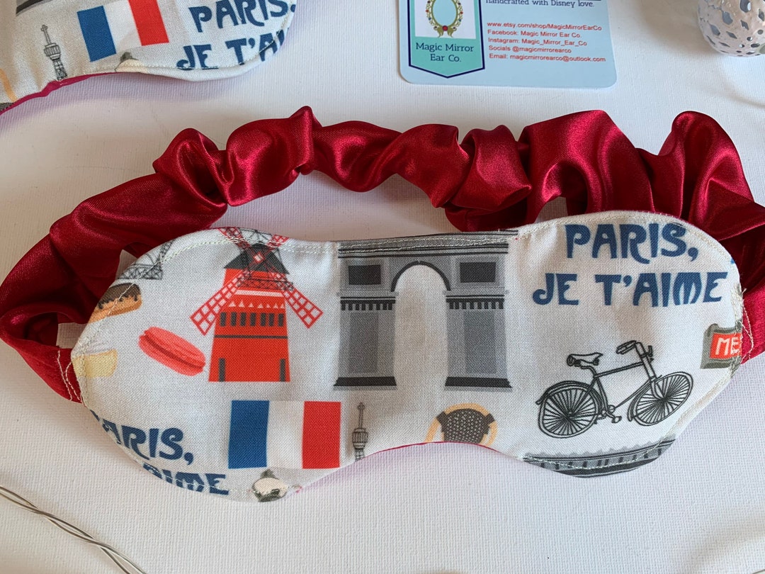 Travel Mask Paris Themed Sleep Mask for Airplane Mask Soft - Etsy
