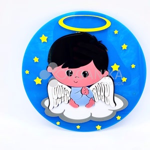 Guardian Angel Decorative Wall Decor Made w/ 1/8 &quot; Plexyglass Acrylic Sheet 9&quot; W x 9&quot;H (approximated measurements)  Wall Hanged