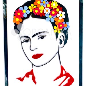 Frida, Wall Art, Decorative gift, Colorful, Pop Art Decor,  Woman, Art