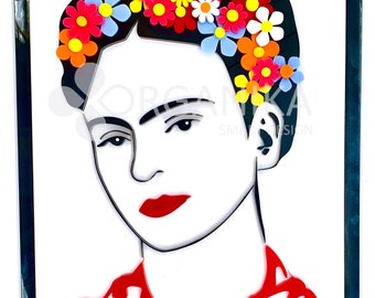 Frida, Wall Art, Decorative gift, Colorful, Pop Art Decor,  Woman, Art