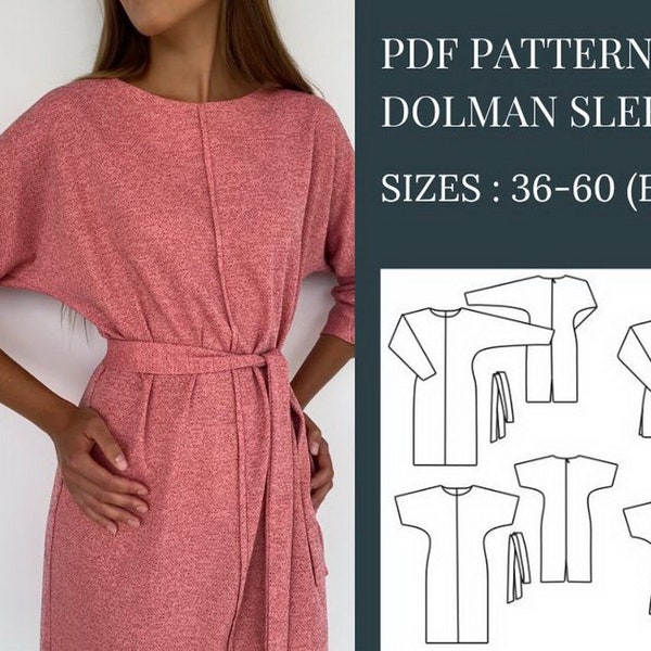 Dress Pattern, Dress Pattern Women, Plus Size Sewing Patterns, Pattern Sewing, PDF Sewing Patterns, Blouse Sewing Pattern, Pattern Dress
