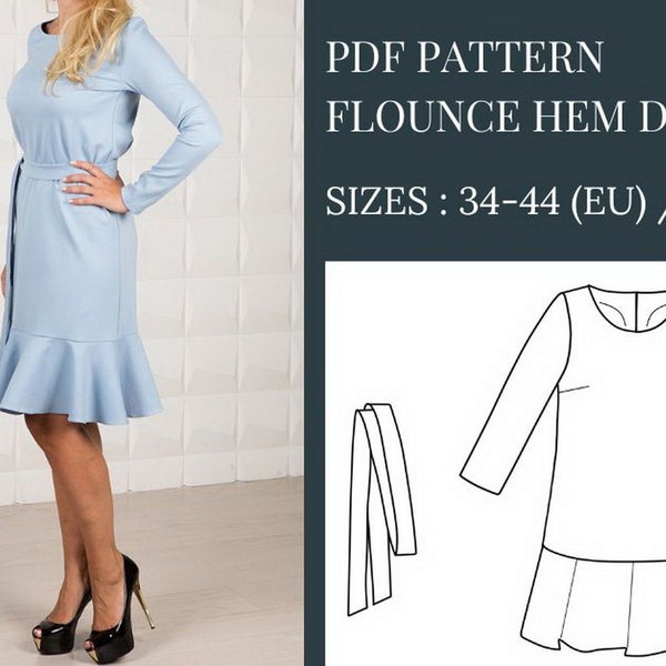 Free Pattern, Free Patterns, Womens Dress Pattern, Dress Pattern Women, PDF Sewing Pattern Free, Dress Sewing Pattern, Sewing Pattern Dress