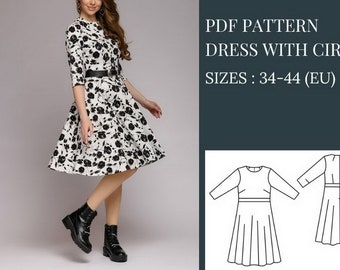 Dress Pattern, Sewing Patterns, Sewing Patterns for Women, Patterns Sewing, Dress Patterns for Women, Dress Pattern PDF, Sewing Patterns pdf