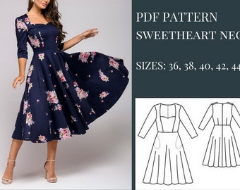 Pdf Sewing Patterns | Etsy