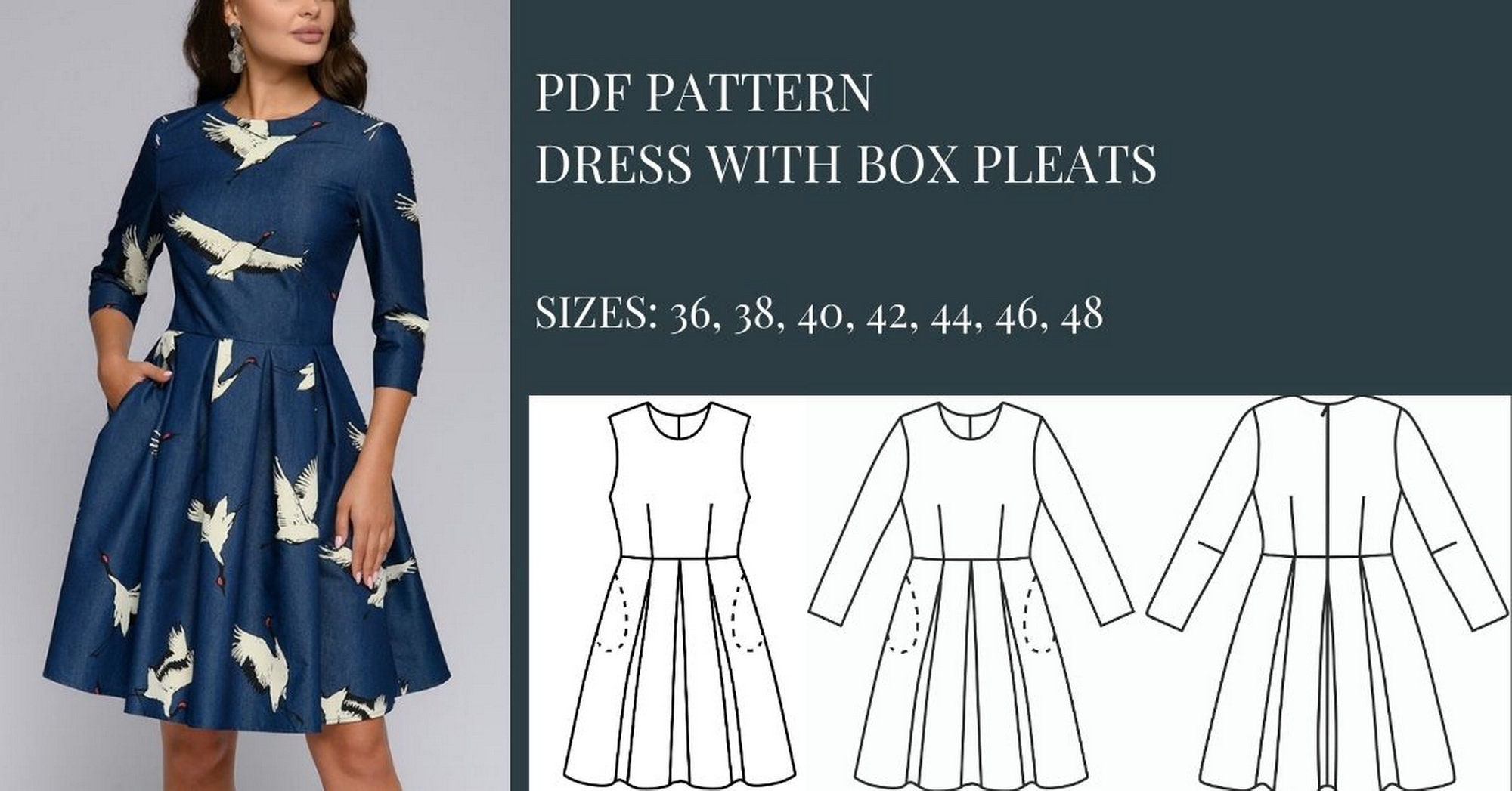 Dress Pattern Sewing Pattern Dress Pattern Sewing Womens - Etsy