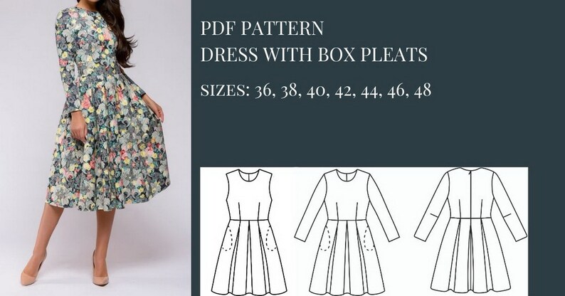 Dress Pattern Sewing Pattern Dress Pattern Sewing Womens | Etsy