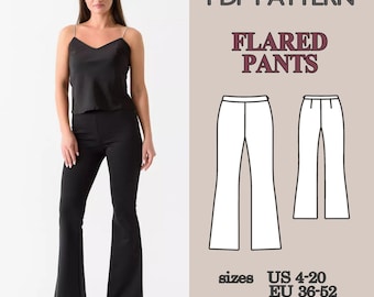 Pants Pattern, Women Pants Pattern, Trousers Patterns, Patterns Sewing, PDF Sewing Patterns, Sewing Patterns, Sewing Patterns for Women