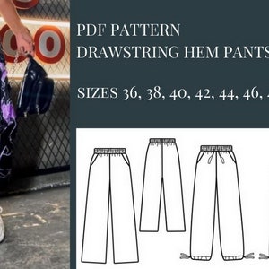 Pants Sewing Patterns, Sewing Patterns, Pattern Sewing, PDF Sewing ...