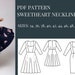 Dress Pattern, Sewing Pattern Dress, Pattern Sewing, Midi Dress Pattern, PDF Sewing Patterns, Dress Sewing Pattern, Vintage Dress Pattern