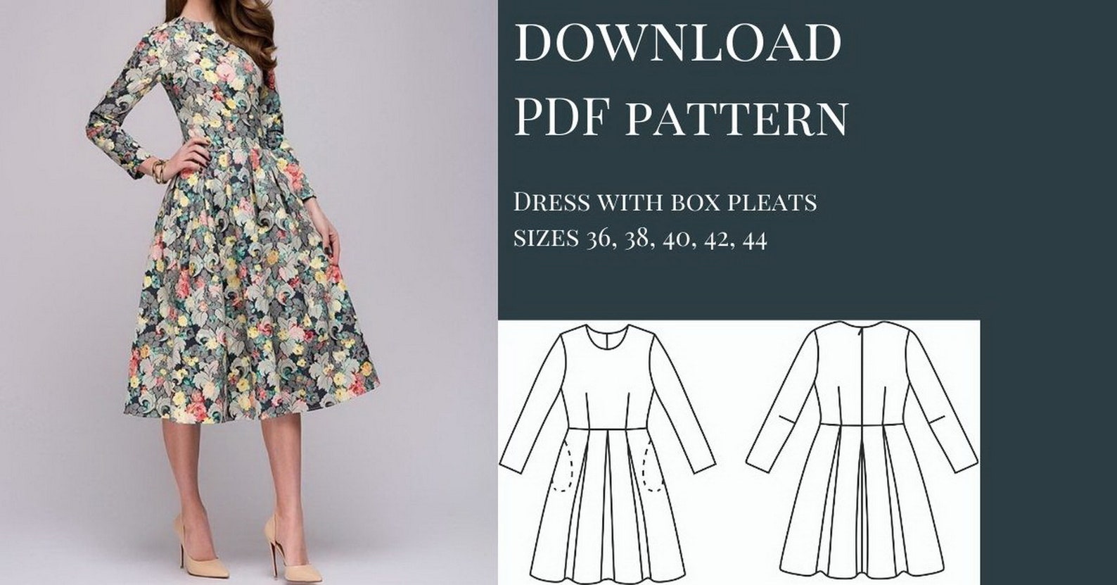 Dress Pattern Sewing Pattern Dress Pattern Sewing Womens | Etsy