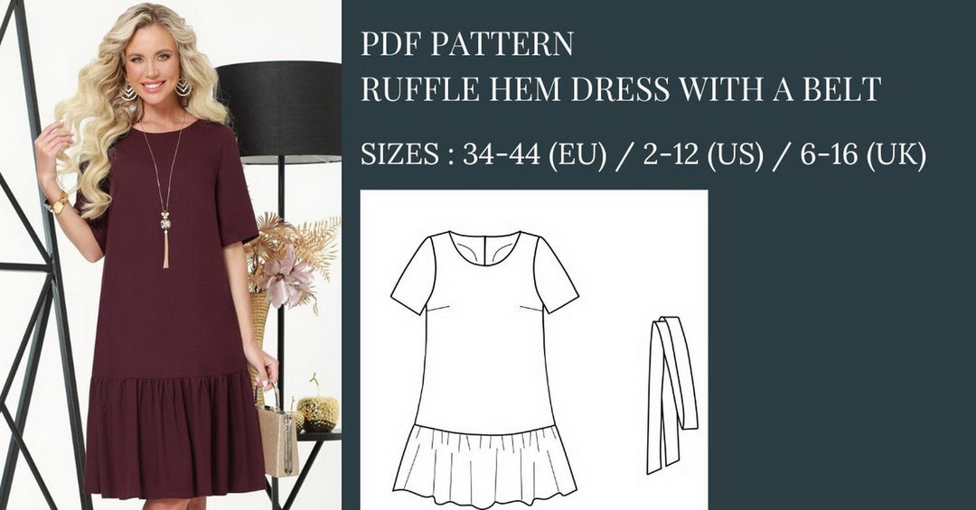 Free Pattern Dress, Dress Pattern, Womens Dress Pattern, PDF Free ...