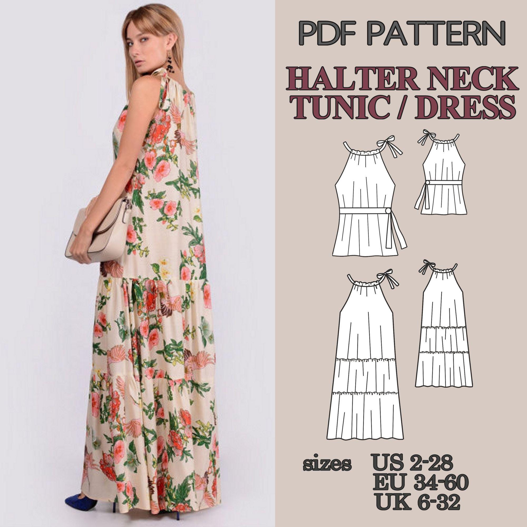 boho tiered dress pattern Vintage Boho Tiered Midi Dress  The Nines