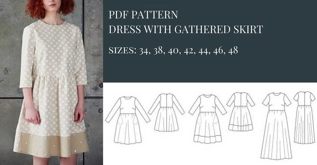 Dress Pattern Sewing Pattern Dress Pattern Sewing Womens - Etsy