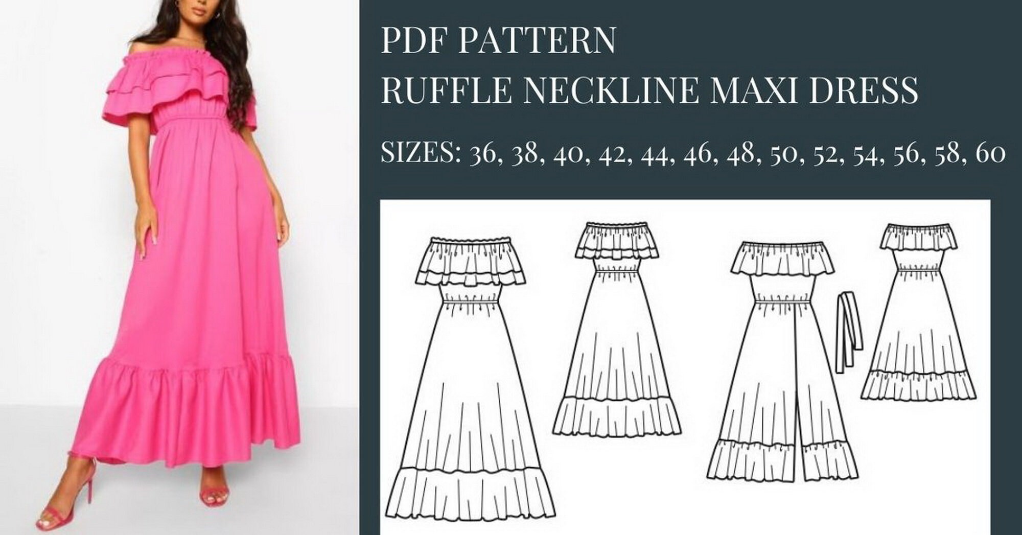 Dress Pattern Dress Pattern Women Plus Size Sewing Patterns Etsy