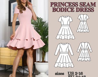 Dress Pattern, Sewing Patterns, Sewing Patterns for Women, Patterns Sewing, Dress Patterns for Women, Dress Pattern PDF, Sewing Patterns pdf
