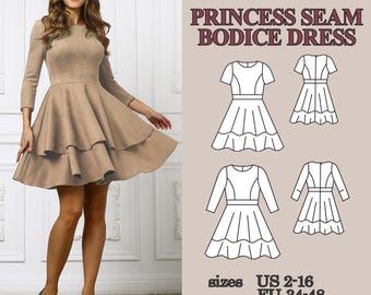 Dress Pattern, Sewing Patterns, Sewing Patterns for Women, Patterns Sewing, Dress Patterns for Women, Dress Pattern PDF, Sewing Patterns pdf