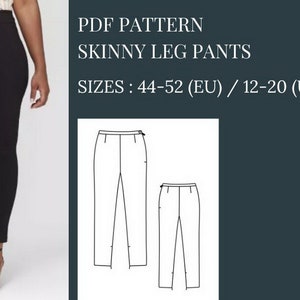 Pants Pattern, Trousers Patterns, Plus Size Sewing Patterns, Pattern ...