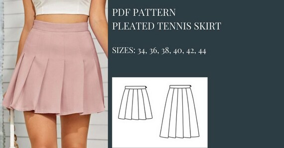 button front skirt pattern