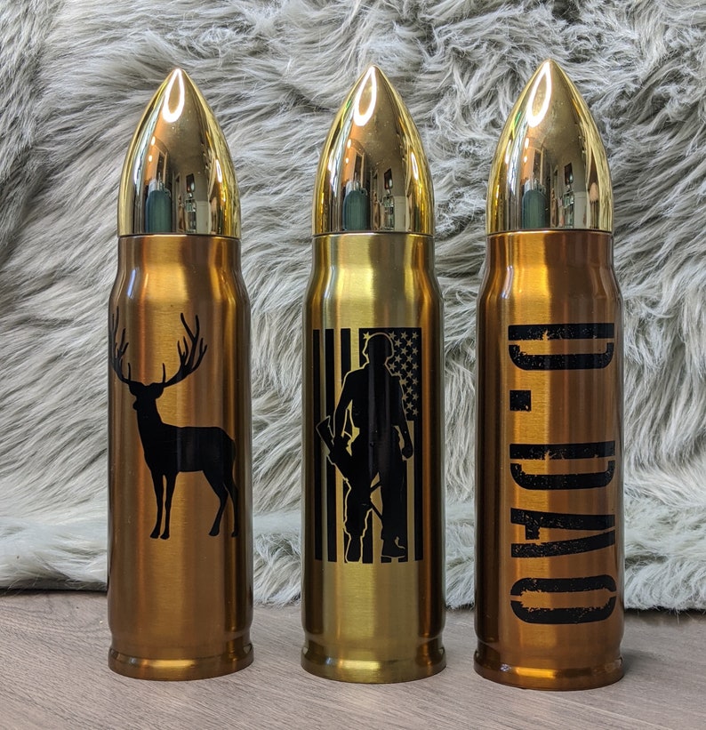 Personalized Bullet Tumbler Bullet Tumbler Marine Gift Army | Etsy