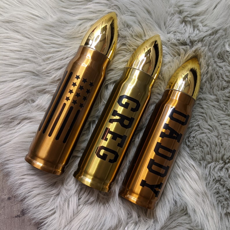 Personalized Bullet Tumbler Bullet Tumbler Marine Gift Army | Etsy