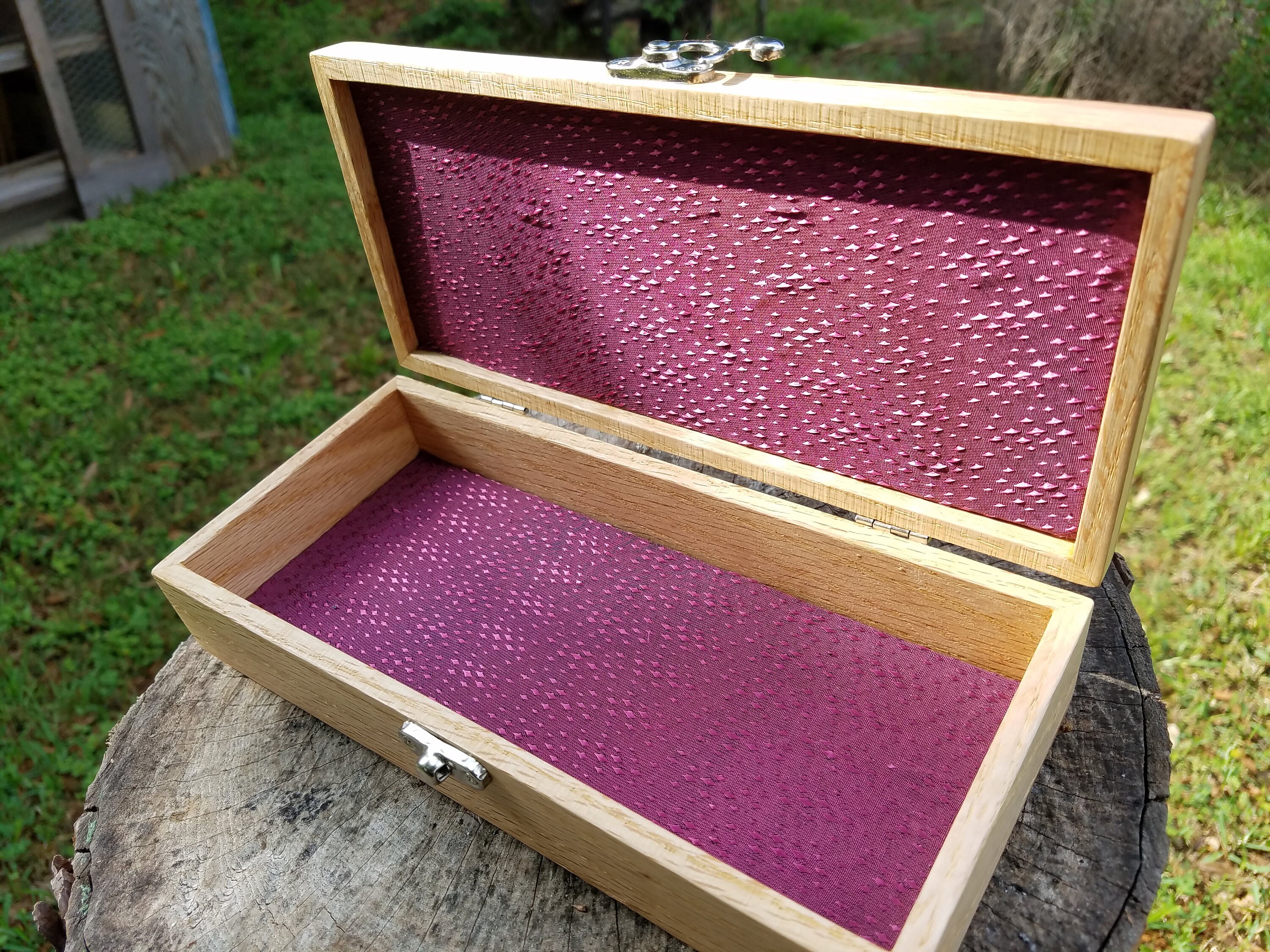 Caja de madera hecha de madera de palet recuperada con Etsy